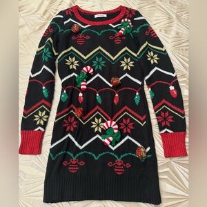Women ugly sweater… size small… could be worn like a mini dress..used once